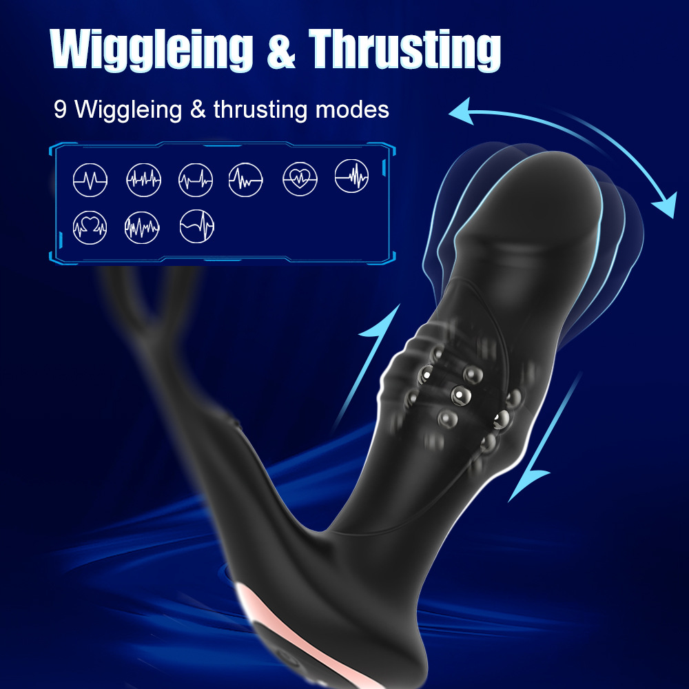 New Arrival Foreign Trade Prostate Vibrating Massager &mdash; Unisex, Wireless Remote-Controlled, Rechargeable Vibrator for Masturbation&mdash;Wholesale