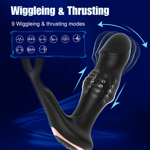 New Arrival Foreign Trade Prostate Vibrating Massager — Unisex, Wireless Remote-Controlled, Rechargeable Vibrator for Masturbation—Wholesale