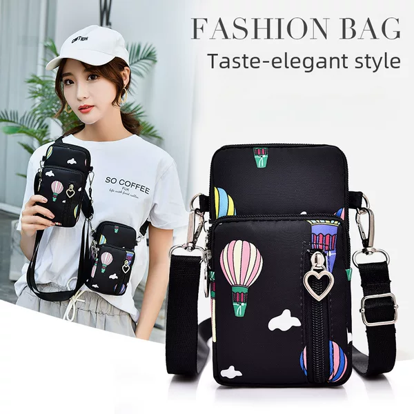 Wholesale Mobile Phone Bag Women's Crossbody New Coin Purse Korean Mini Small Bag Vertical Bag Sports Arm Bag Hanging Neck