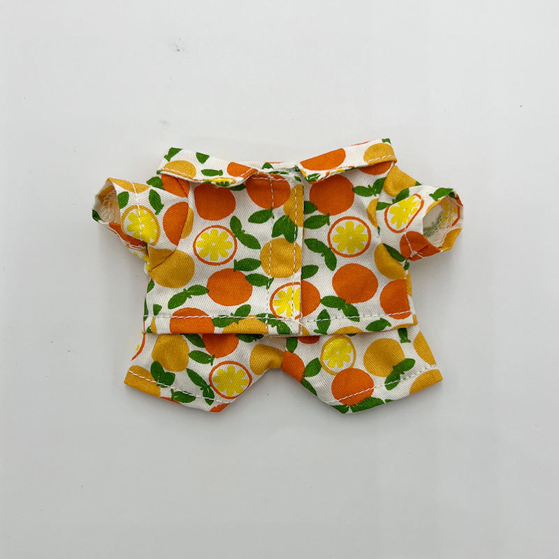Muñeca de algodón 20cm15cm muñeca ropa muñeca camisa pijamas traje lindo en stock