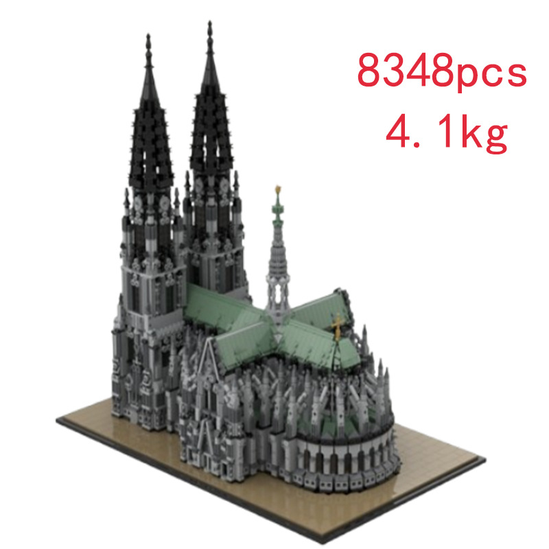Cross-border Hot-selling In-stock MOC-191784 Small Particle Building Block Toy Castle Educational DIY Model Decoration_voghion.com