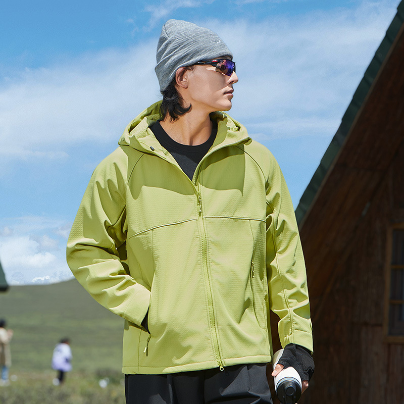 定制加绒软壳衣男女2025新款春秋冲锋衣防风防水户外登山情侣外套|undefined