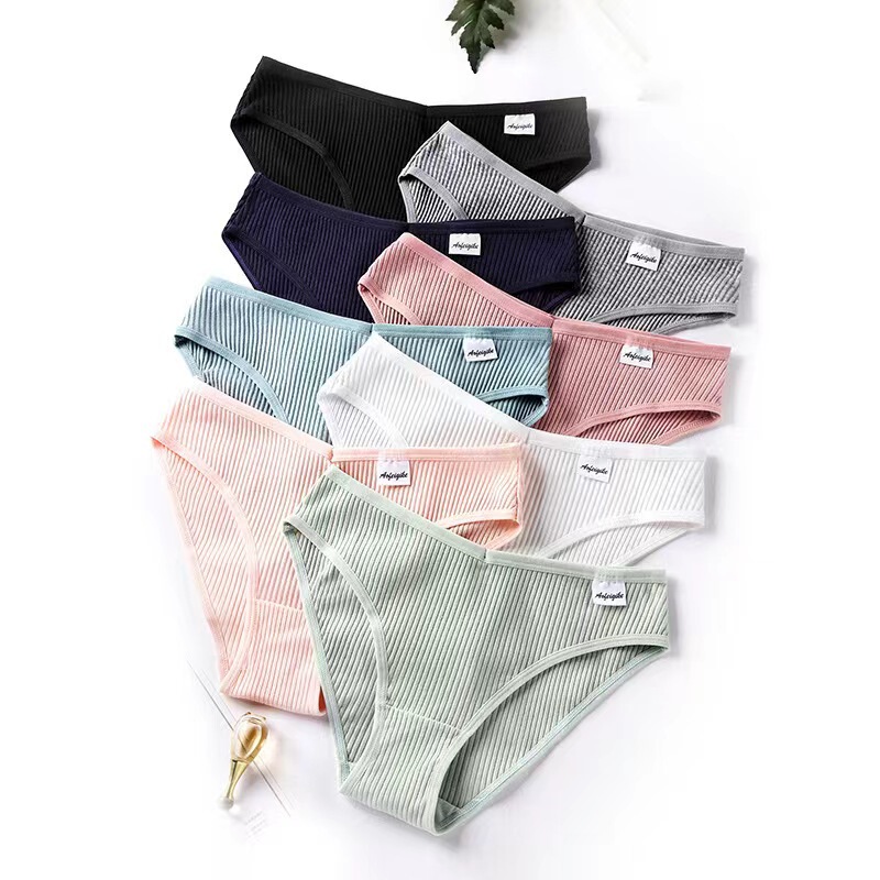 Cross-Border Popular Pure Cotton Women's Underwear European and American Style Foreign Trade Mid-Waist Seamless Butt-Lifting Triangle Panties for Girls and Students Cross-Border Popular Pure Cotton Women's Underwear European and American Style Foreign Trade Mid-Waist Seamless Butt-Lifting Triangle Panties for Girls and Students