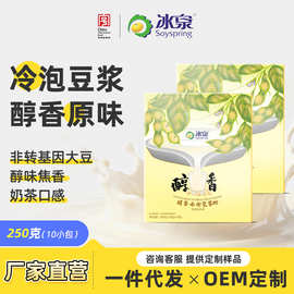 冰泉豆浆原味冷泡豆浆粉厂家直营营养早餐饮品下午茶奶茶批发代发