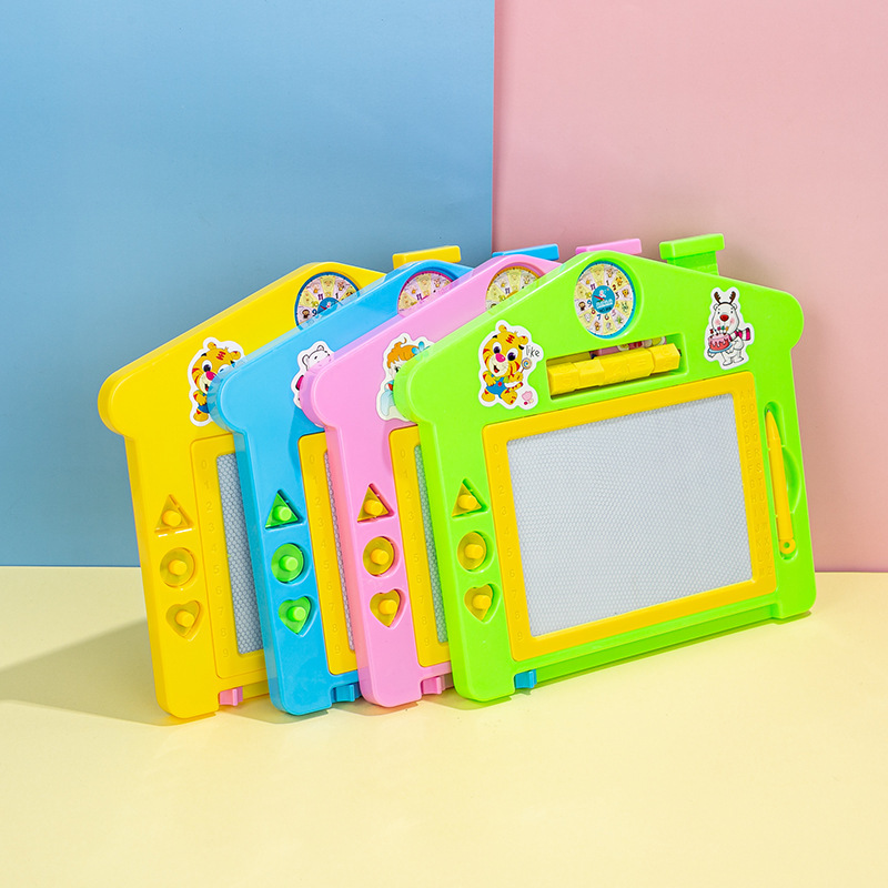 9812 Children's Color Magnetic Drawing Board Baby Smart Writing Drawing Board Stylish and Sports Office Supplies Wholesale