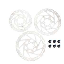 电动滑板车刹车系统配件6孔碟刹盘140mm 160mm 180mm波浪边碟刹盘