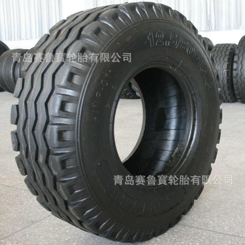 12.5/80-18  联合收割机轮胎 曲混花纹