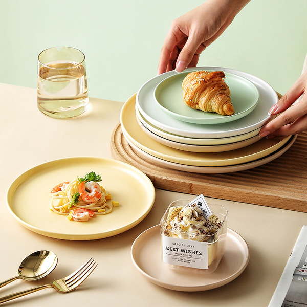 ceramic dinner plate for home use