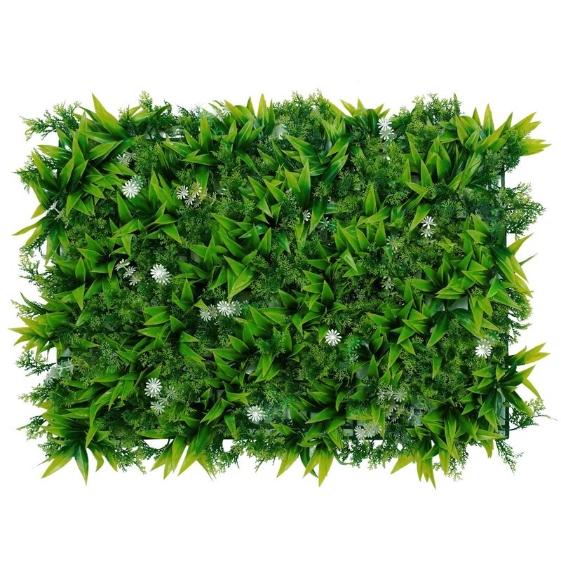 跨境定制尤加利仿真植物墙装饰人造绿植墙加密米兰塑料假绿叶背景|undefined