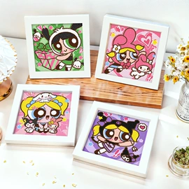 钻石画、皮画;DIY/数字油画;创意贴纸