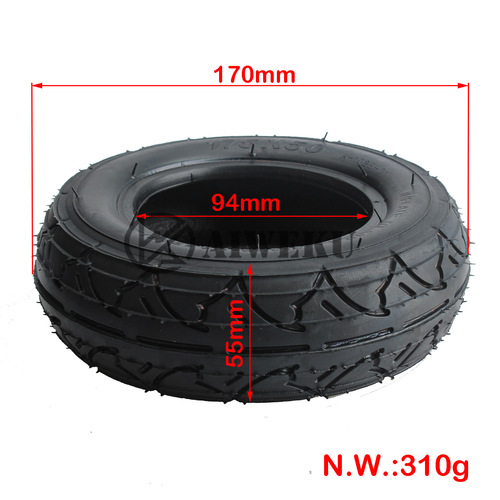 Hengtai HOTA Tire 175x50 Child Cart Inner and Outer Tube Bend Mouth Inner Tube Inflatable Tire Electric Skateboard