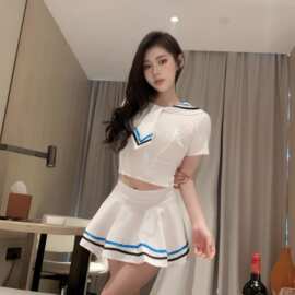 艾玉妃情趣内衣女性感清纯学生JK水手服制服诱惑激情火辣内衣批发
