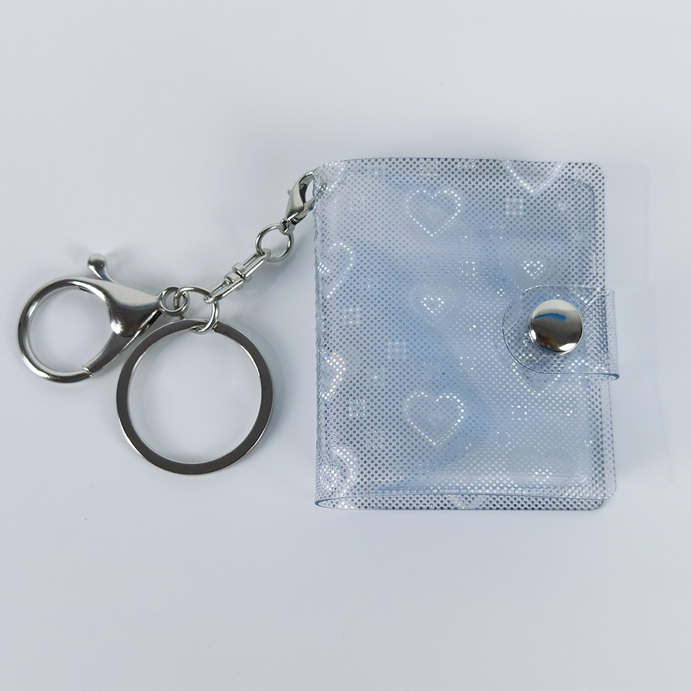 2inch 다이나믹 하트 투명 랍스터 걸쇠