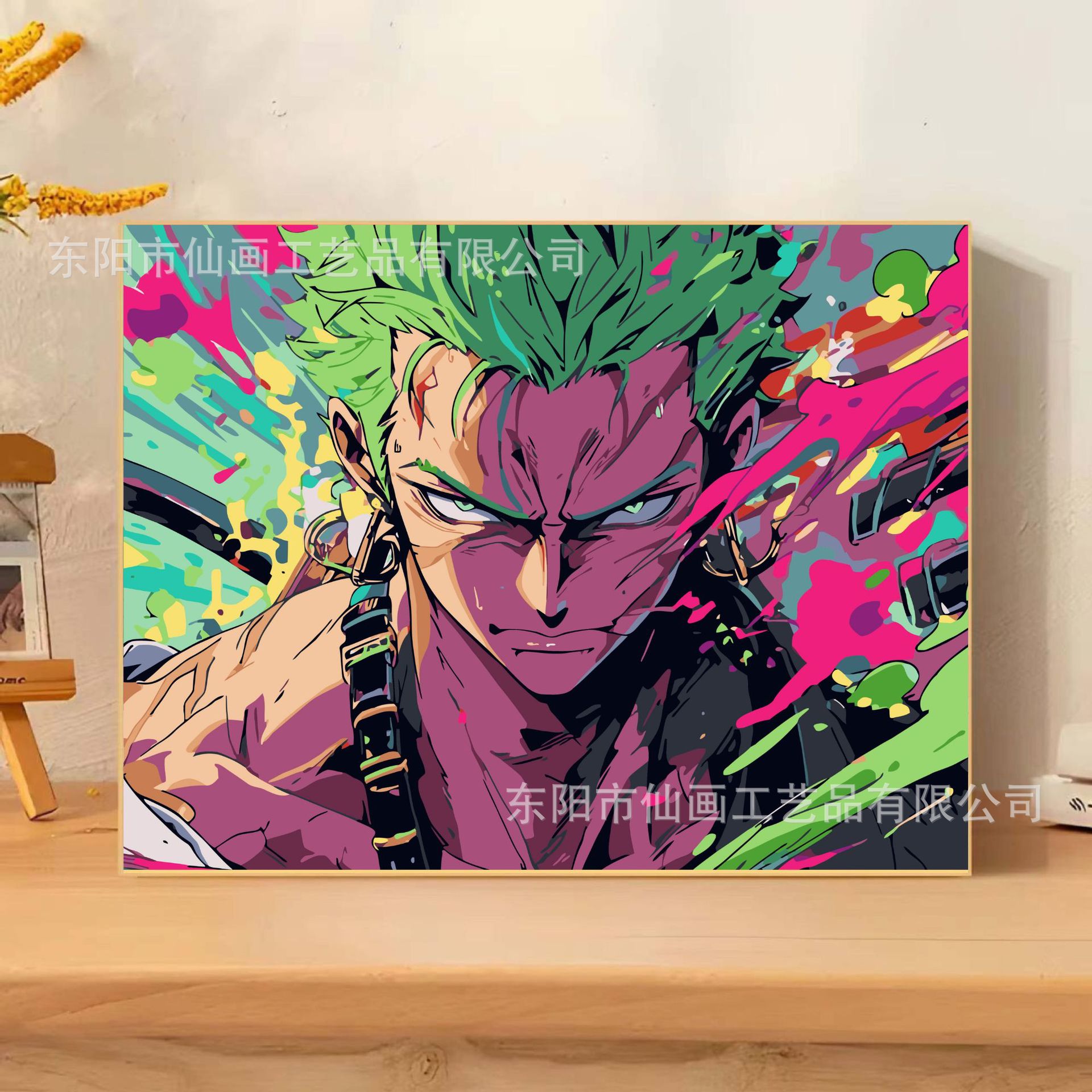 Pintura digital a óleo DIY lápiz pequeño nuevo dibujo animado pintura decorativa colorida a mano mercado nocturno puesto de comercio electrónico mayorista