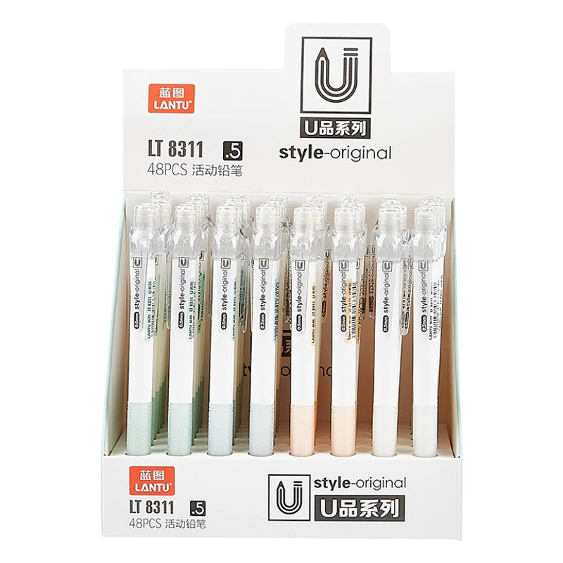 LT8311 карандаш для студенческой деятельности с несколькими спецификациями пресс-типа с ластиком, непрерывный автоматический карандаш, канцелярские принадлежности для студентов