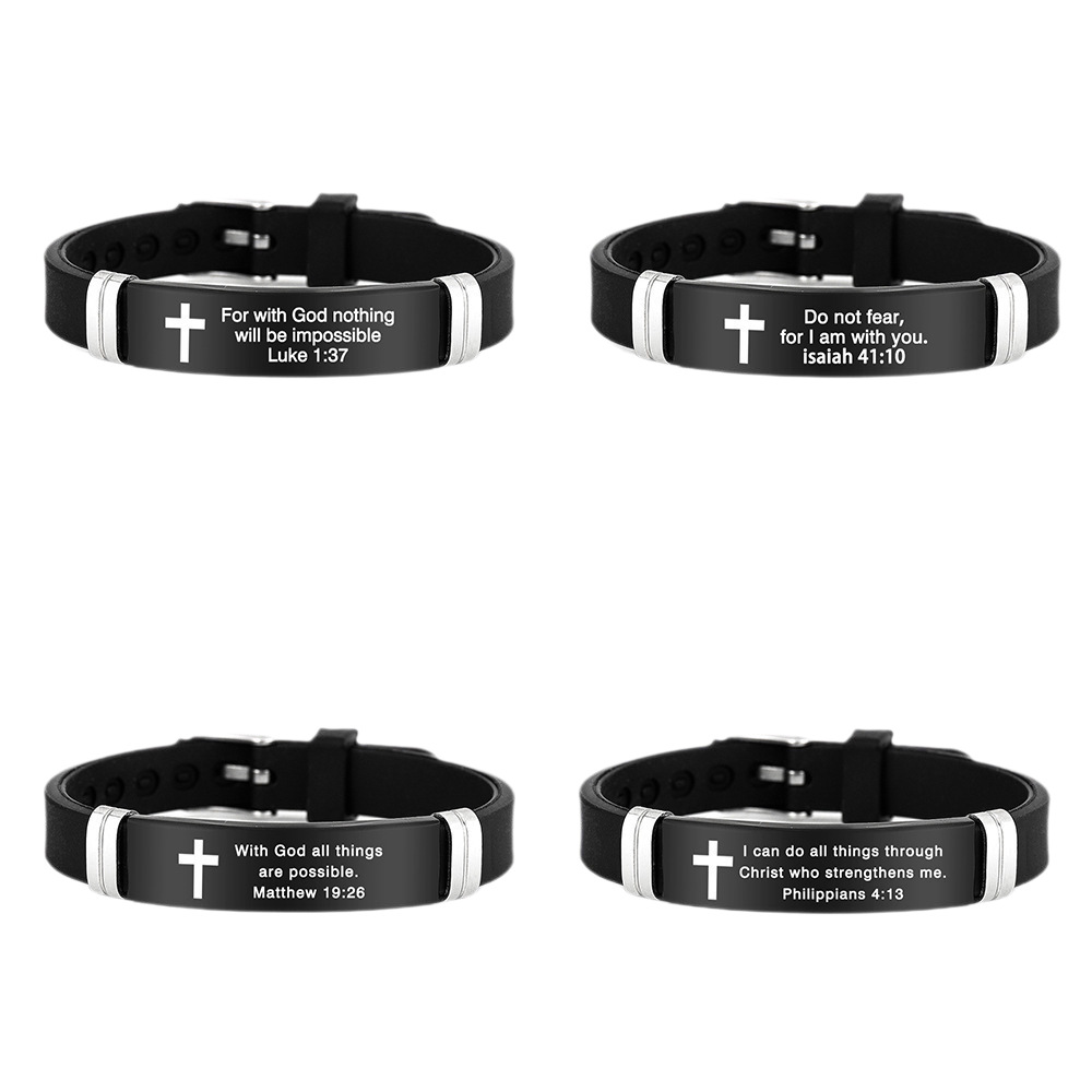 Pulseras de acero inoxidable Europa y América transfronterizas pulseras de acero de aluminio, regalos de vacaciones, grabaciones, regalos, pulseras deportivas en stock