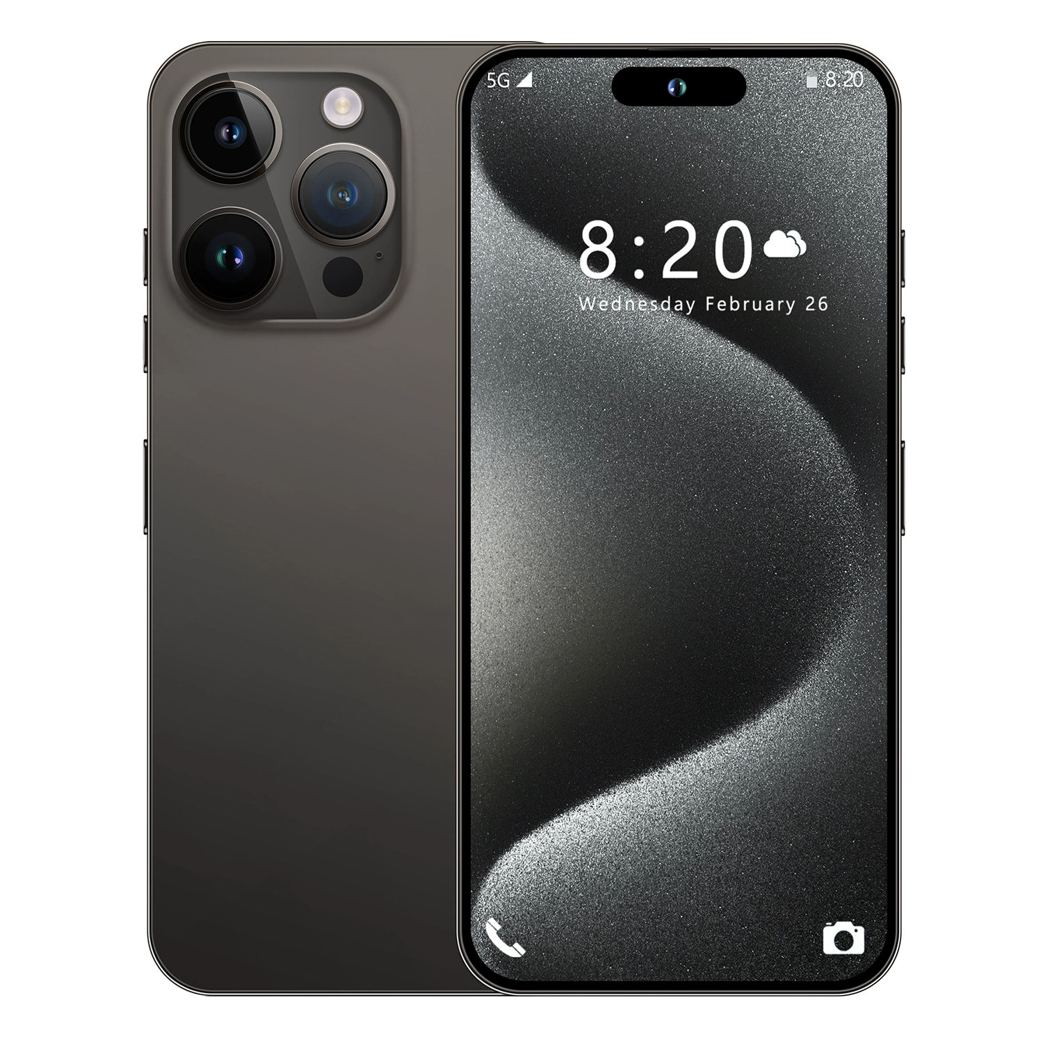 Умный смартфон Agile i16 Pro Max, процессор Intel Core i16, Android, 7.3 дюйма, 16 ГБ + 1 ТБ