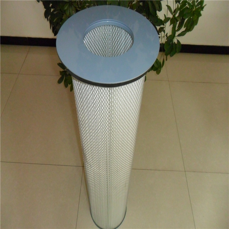 万泽供应造船厂焊接车间除尘滤筒 铝盖法兰除尘滤芯