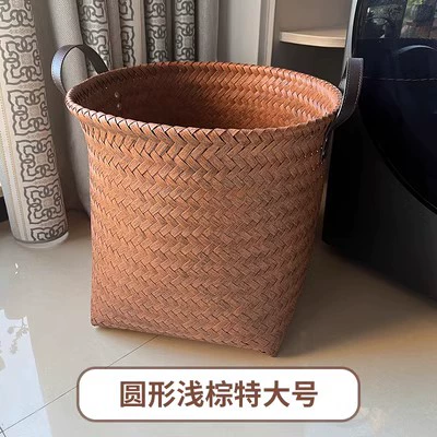 Корзина для хранения, кожеподобная корзина для белья, игрушка для еды, игрушка, коробка для хранения, американский стиль