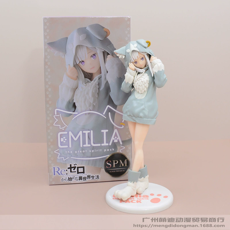 Фигура (Parker) Rem · Ram · Emilia — 20 см статуя из PVC/смолы в стиле anime, варианты костюма Parker