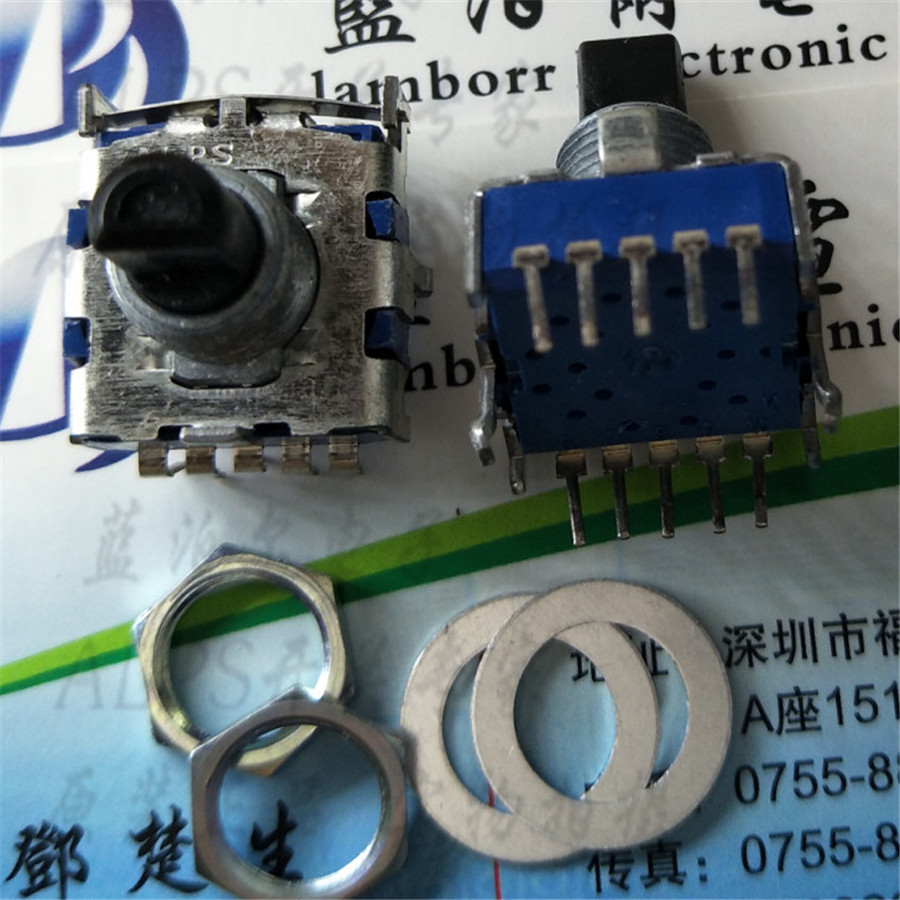 SRBV141100  ALPS 8接点对应竖型 旋转开关