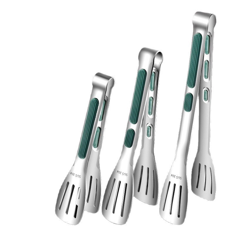 Clip de acero inoxidable Clip de alimentos Clip de hielo doméstico anticaldado cocina multifuncional Clip de barbacoa Set de tijeras BBQ