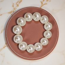 韩国东大门法式浪漫珍珠头绳发圈欧美时尚流行款女士甜美百搭皮筋