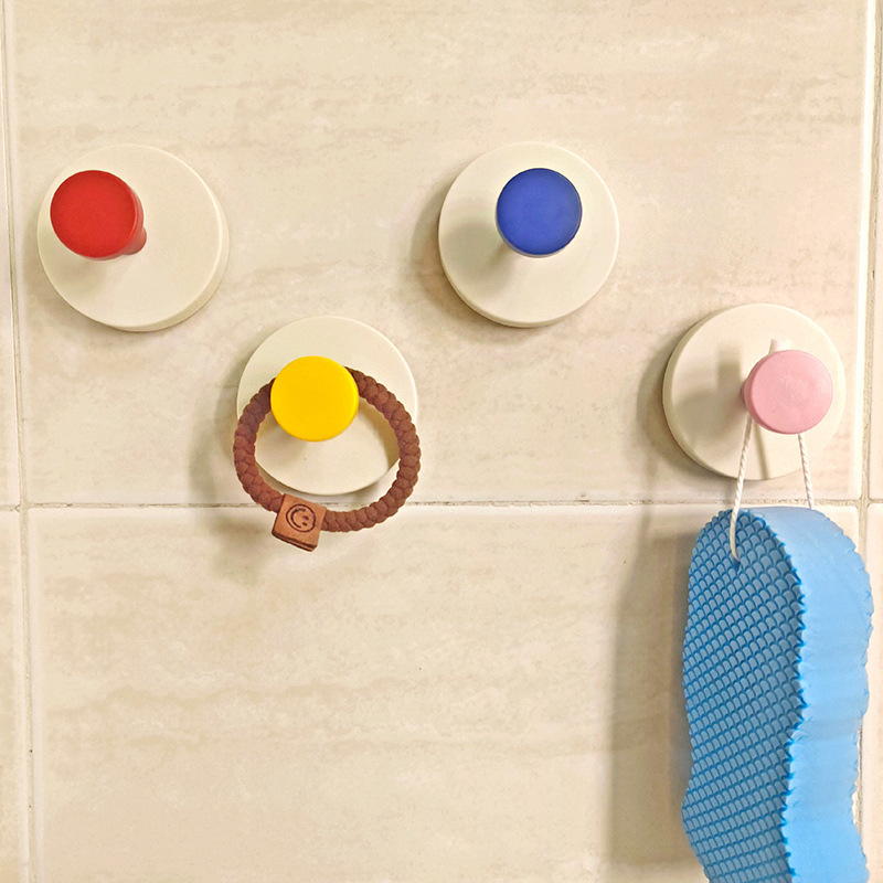 Dopamine Hook Suction Cup Entrance Traceless Load-Bearing Household Punch-Free Entry Door Key Hook Hat Hook