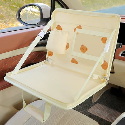 Car table board multifunctional storage hanging bag creative - full-printed-bear