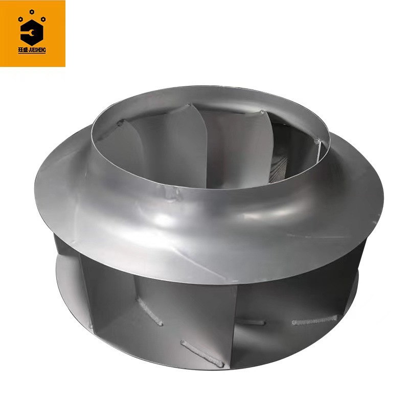 厂家直销710mm美铝合金风叶弯刀型轴流风机风叶片304不锈钢配件排