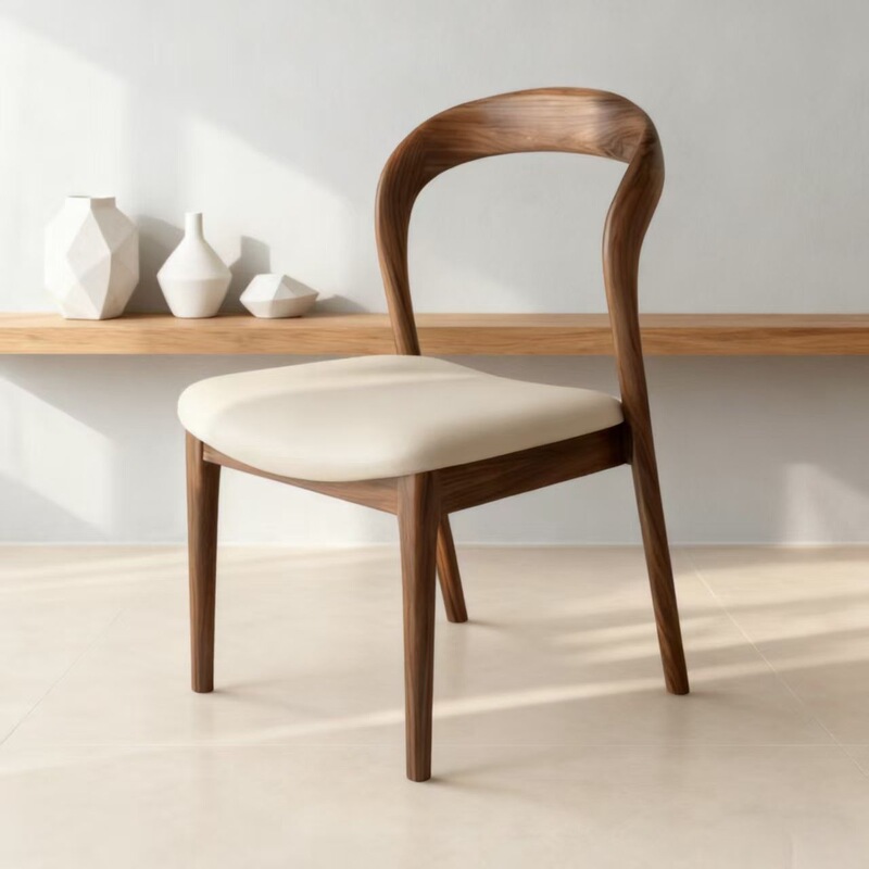 Nordic Style Leisure Chair, Italian Style Dining Chair, Simple Home Dining Room Chair with Backrest, Master-Designed Trendy Dining Table and Chairs Nordic Style Leisure Chair, Italian Style Dining Chair, Simple Home Dining Room Chair with Backrest, Master-Designed Trendy Dining Table and Chairs