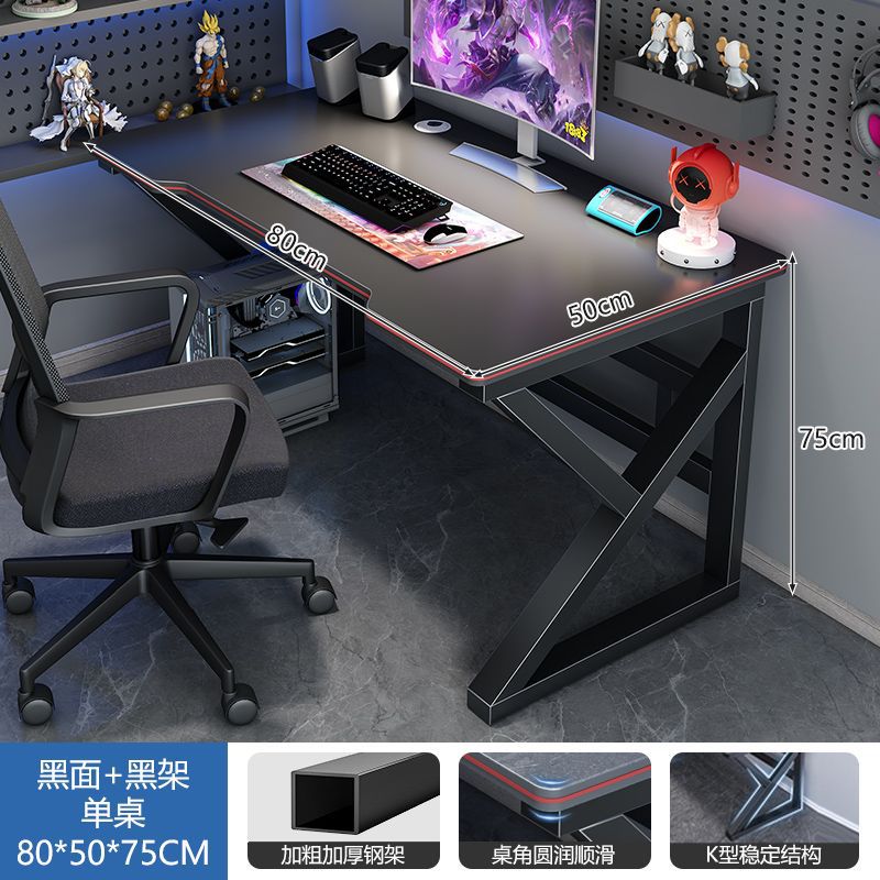 Mesa de computadora de escritorio simple mesas y sillas de deportes electrónicos escritorio doméstico escritorio de escritorio de estudiantes escritorio de dormitorio escritorio escritorio de oficina escritorio image 7