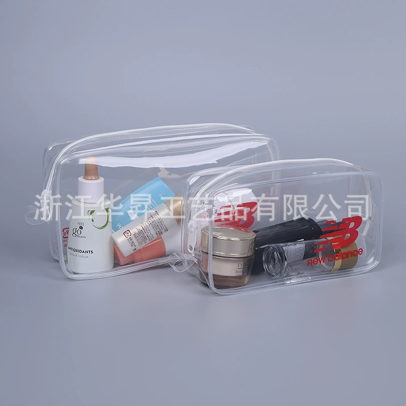 Хит продаж! Прозрачный водонепроницаемый косметический мешочек на молнии из ЭВА для командировок и хранения косметики.