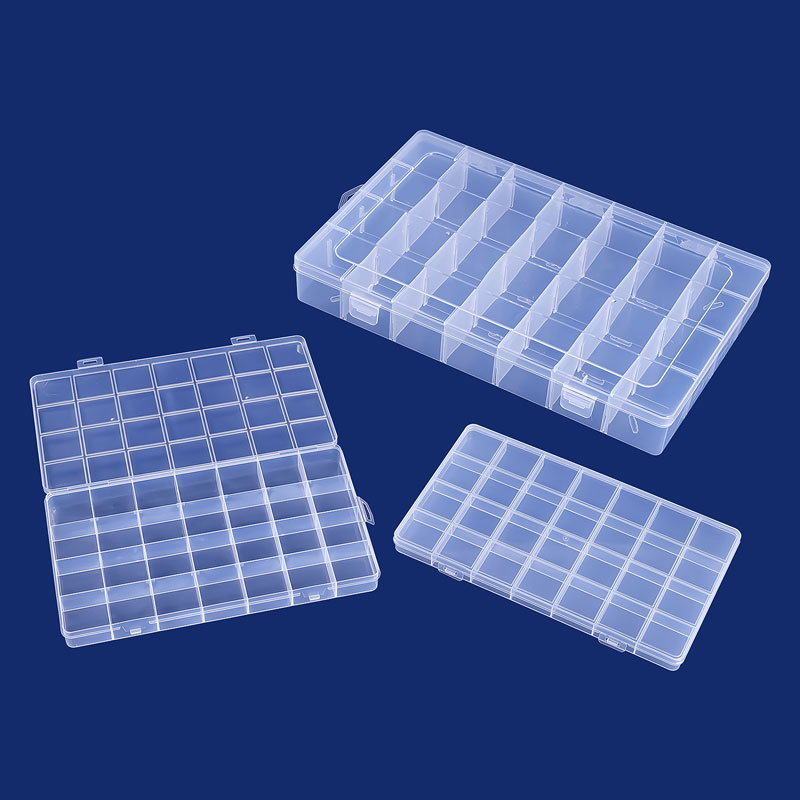 28-Grids Plastic Transparent Storage Box, Manicure Box, Nail Beads, Pp Plastic Box, Jewelry Box, Hardware Accessories Parts Box 28-Grids Plastic Transparent Storage Box, Manicure Box, Nail Beads, Pp Plastic Box, Jewelry Box, Hardware Accessories Parts Box