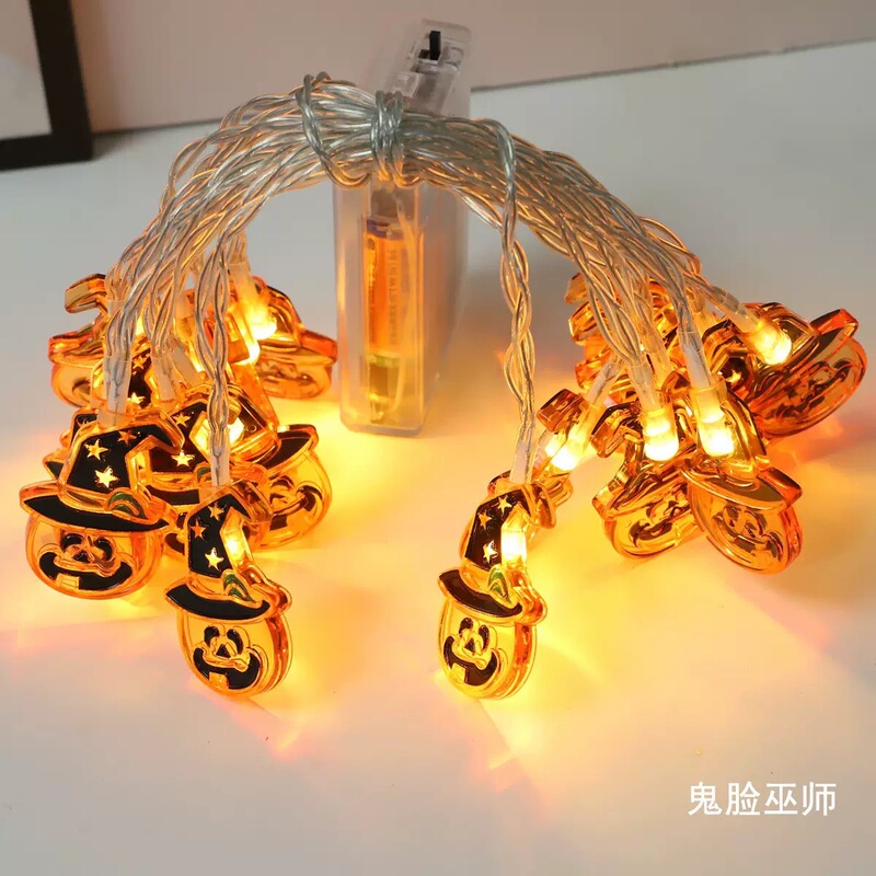クロスボーダーハロウィン LED カボチャクモゴーストハンドライトストリングソーラー屋外装飾ホリデーライト|undefined