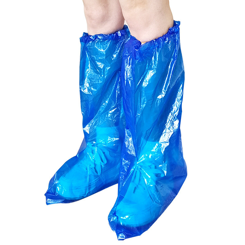 cubierta de zapato de lluvia desechable impermeable y antideslizante día lluvioso plástico transparente cubierta de pie de aislamiento resistente al desgaste al aire libre