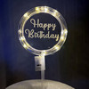 INS wind cross -border lamp lighting cake decoration birthday happy birthday cake plug -in birthday with light cake decoration