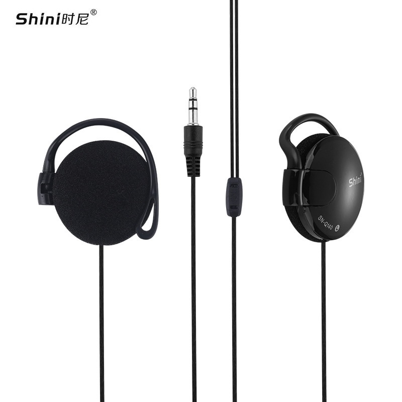 耳掛け型有線ヘッドフォン、非インイヤー、スポーツ、音楽鑑賞、HD通話、3.55MM穴ユニバーサルプラグ|undefined