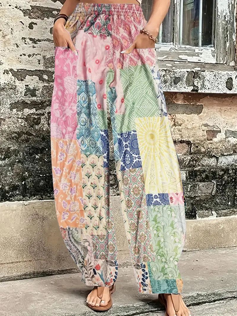 Pantalones de mujer con bolsillos, pantalones casuales, pantalones con cintura elástica, ropa de mujer, éxito de ventas transfronterizo en sitios independientes de Amazon 2026 image 9