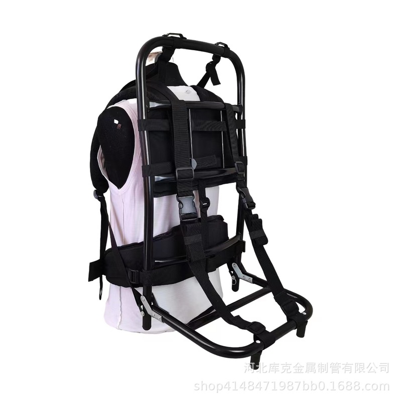 Aluminum Alloy Heavy-Duty Carrying Portable Foldableing Mountaineering Camping Style Hiking Outdoor Adventure Rescue Backpack Outer Rack 60kg