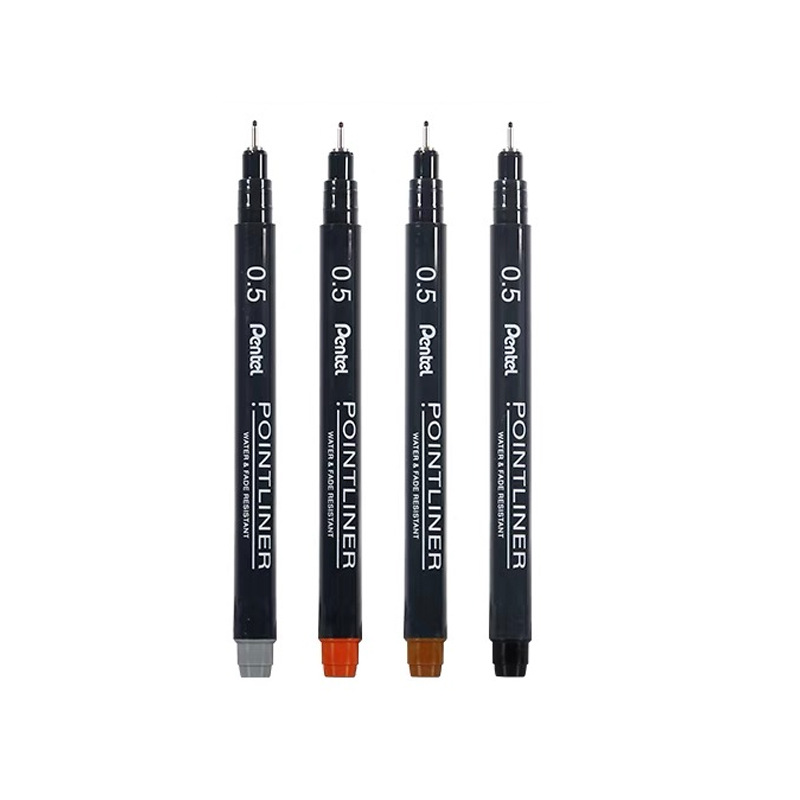 Pentel S20P Needle Pen Anime Line Pen Design Sketch Drawing Pen Colorful Waterproof Hook Line Pen