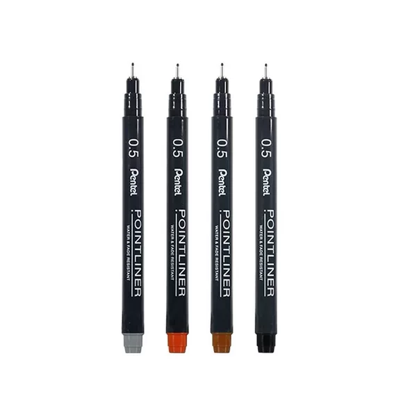 Pentel S20P Needle Pen Anime Line Pen Design Sketch Drawing Pen Colorful Waterproof Hook Line Pen