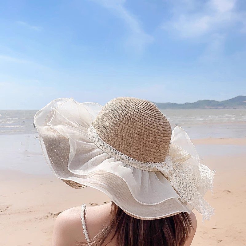 라지 메쉬 보우 카키