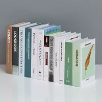 Скандинавское простое поддельное украшение книги Книжный шкаф для гостиной Декоративная книга-имитация книги на заказ Съемка реквизит печать книг на заказ