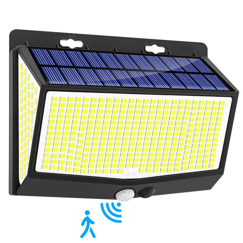 Cross-Border Exclusive Supply of 468Led Solar Wall Light with Three Modes, Motion Sensor, and Light Control for Porch, Courtyard, and Exterior Wall Cross-Border Exclusive Supply of 468Led Solar Wall Light with Three Modes, Motion Sensor, and Light Control for Porch, Courtyard, and Exterior Wall