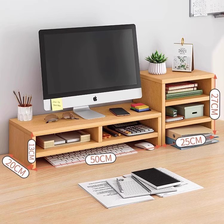 Soporte de la computadora soporte del monitor pad base escritorio almacenamiento estante Escritorio