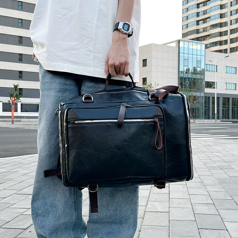 2025 nuevo estilo coreano retro simple estudiante universitario bolso de computadora ligero multiusos de viaje de gran capacidad mochila