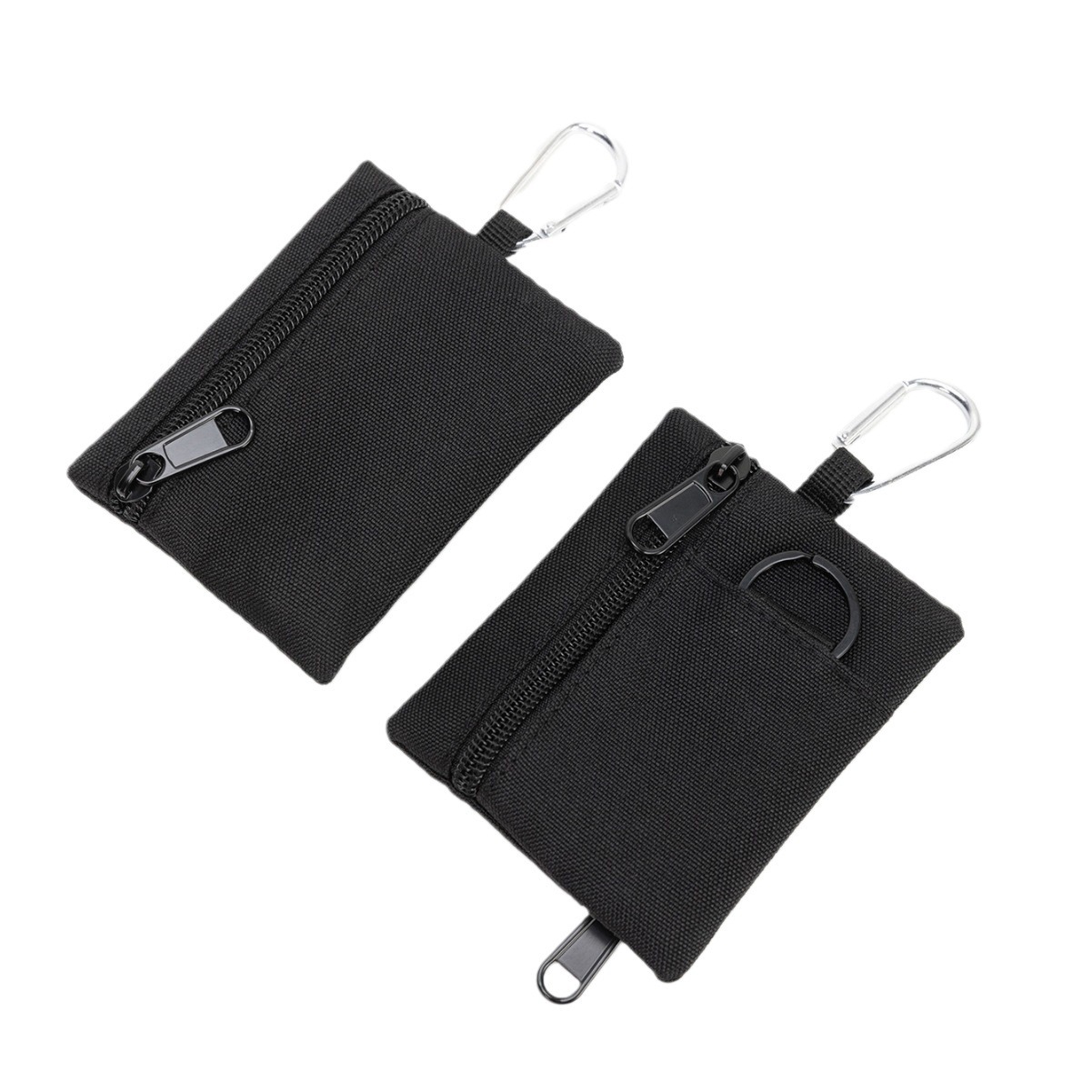 Tácticas de campamento simples transfronterizas, escalada al aire libre, pesca, cambio, almacenamiento de monedas, bolsa de tarjetas con cremallera, billetera para auriculares con llave