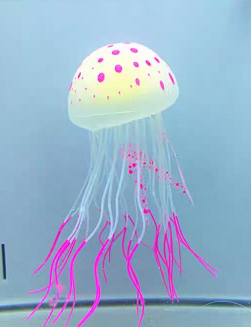 Medusa de luna de mar simulación de medusa de silicona protección ambiental seguridad acuario de peces decoración paisajística fábrica de Dongguan venta al por mayor directa