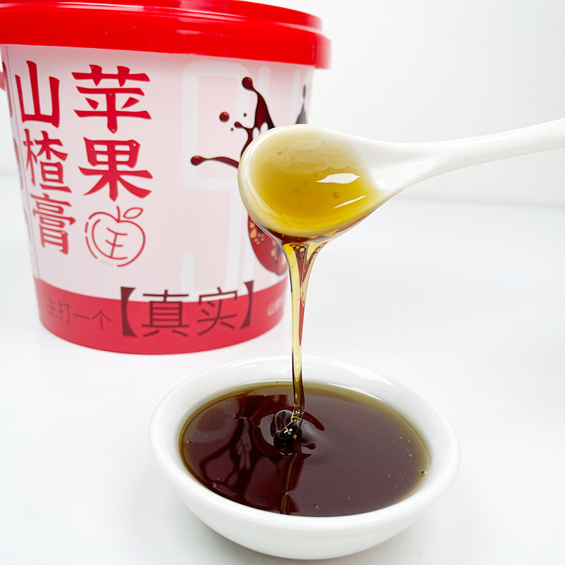 Pineapple and Hawthorn Paste in Barrels for Children and Elders to Enjoy Delicious Hawthorn Juice for Stomach Regulation - 210g